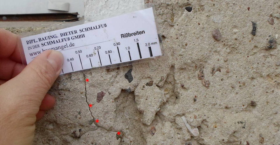 Beweissicherung Putzrisse Außenputz vor Baubeginn