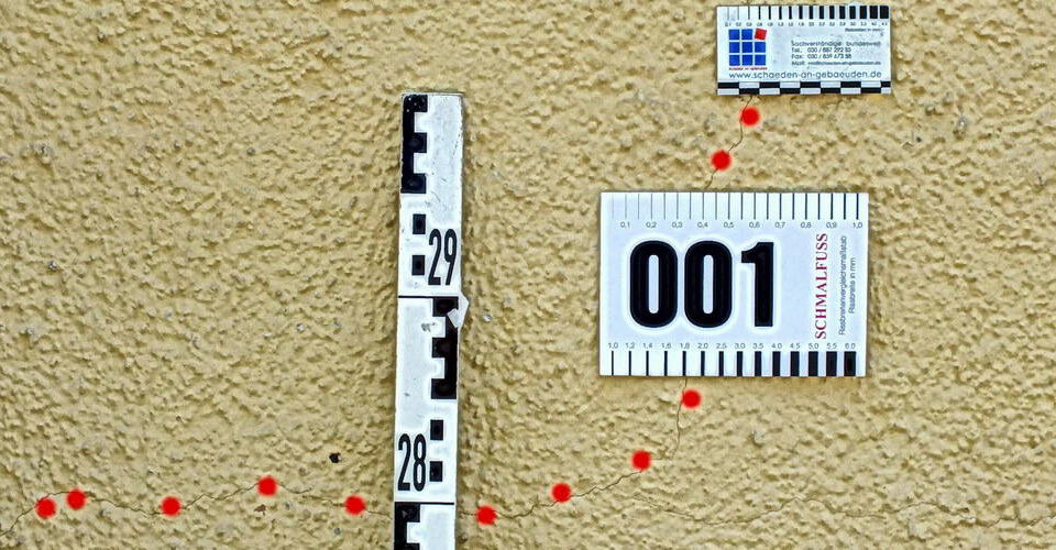 MFH Risse Außenputz vor Baubeginn