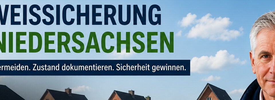 Beweissicherung in Niedersachsen Hannover Beweissicherungsgutachten
